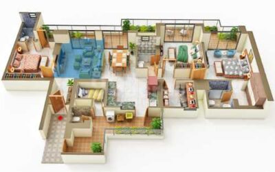 Adani The Marq - 3 BHK (1333.12 sqft) Apartment