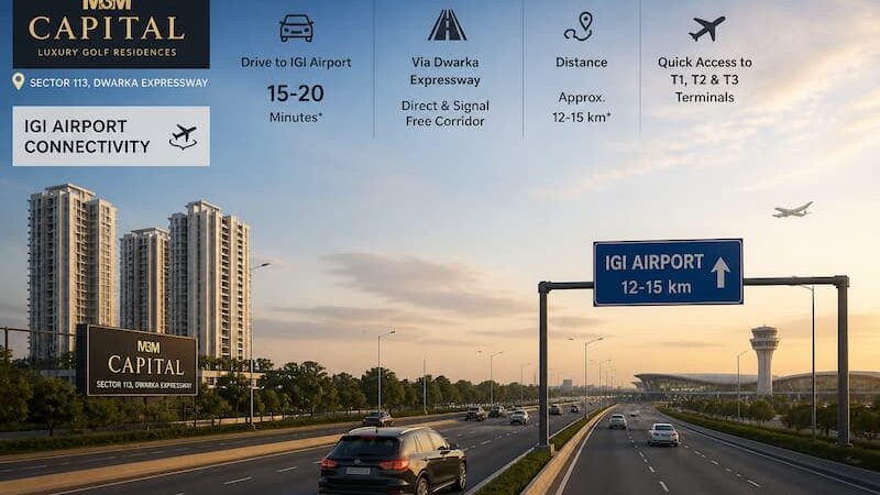 M3M Capital IGI Airport Connectivity