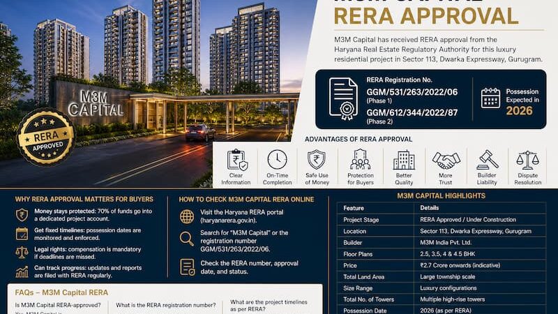 M3M Capital RERA Approval