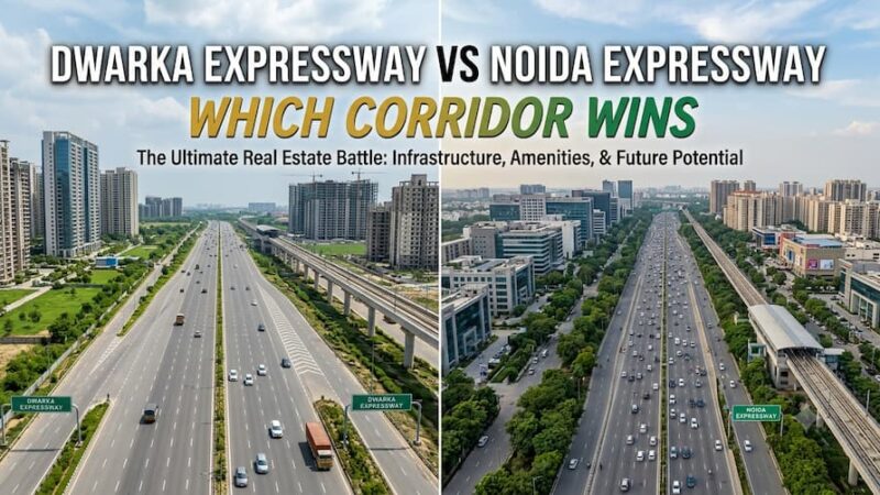 Dwarka Expressway vs Noida Expressway Which Corridor Wins in 2026